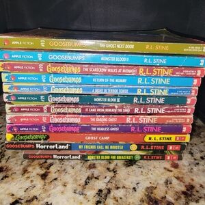 12 Piece Goosebumps Book Collection 1st Edition Vintage 1990s Paperbacks